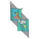 Рушник для пляжу та басейну з мікрофібри SURFBOARD BEACH TOWEL T-SBT 80х160см кольори в асортименті