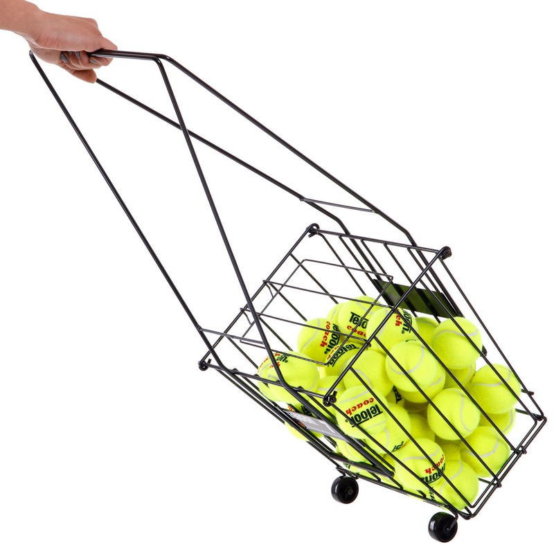 Кошик для тенісних м'ячів TENNIS BALL CART на 72 м'ячі TELOON T111-72 чорний