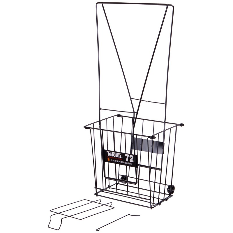 Кошик для тенісних м'ячів TENNIS BALL CART на 72 м'ячі TELOON T111-72 чорний