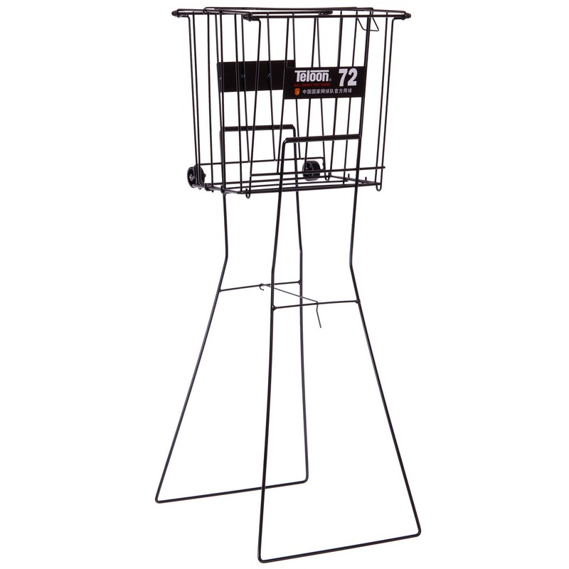 Кошик для тенісних м'ячів TENNIS BALL CART на 72 м'ячі TELOON T111-72 чорний
