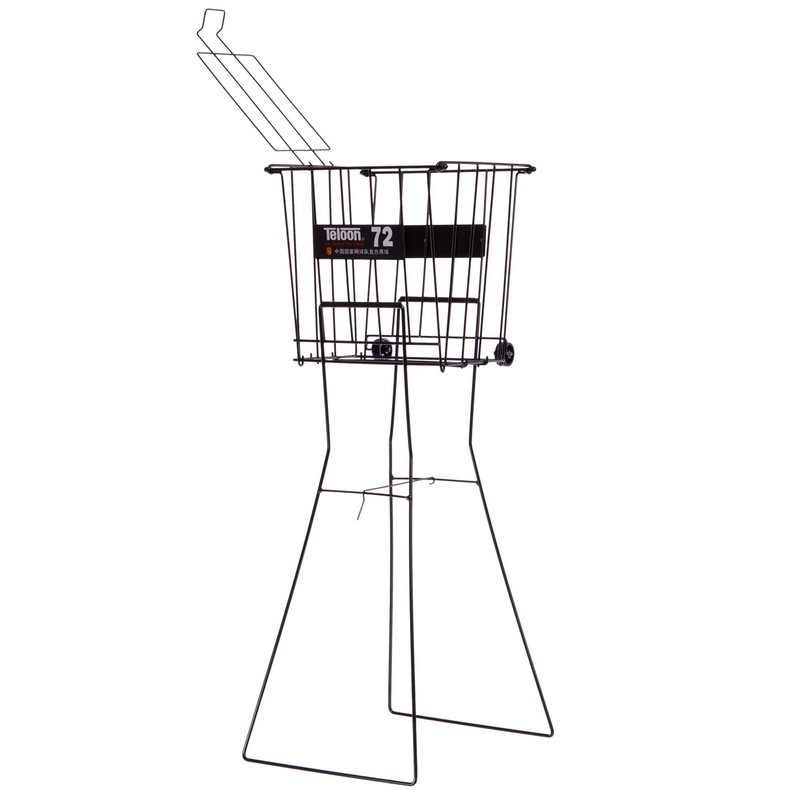 Кошик для тенісних м'ячів TENNIS BALL CART на 72 м'ячі TELOON T111-72 чорний