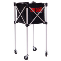 УЦЕНКА Кошик для тенісних м'ячів TENNIS BALL CART на 180 м'ячів TELOON T113-180 чорний-срібний