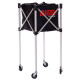 УЦЕНКА Кошик для тенісних м'ячів TENNIS BALL CART на 180 м'ячів TELOON T113-180 чорний-срібний