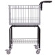 Кошик для тенісних м'ячів візок TENNIS BALL CART на 350 м'ячів TELOON T115-350 чорний-срібний