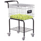 Кошик для тенісних м'ячів візок TENNIS BALL CART на 350 м'ячів TELOON T115-350 чорний-срібний