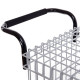 Кошик для тенісних м'ячів візок TENNIS BALL CART на 350 м'ячів TELOON T115-350 чорний-срібний