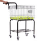 Кошик для тенісних м'ячів візок TENNIS BALL CART на 350 м'ячів TELOON T115-350 чорний-срібний