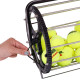 Машина-кошик для збору тенісних м'ячів TENNIS BALL CART на 60 м'ячів TELOON T115-60 чорний