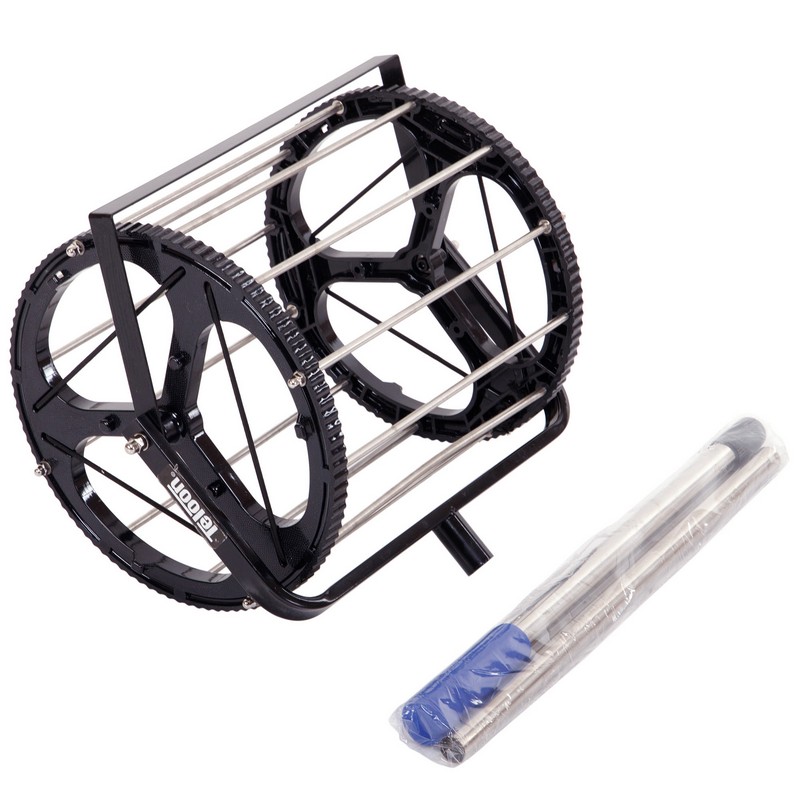 Машина-кошик для збору тенісних м'ячів TENNIS BALL CART на 60 м'ячів TELOON T115-60 чорний