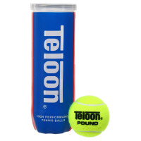 М'ячі для великого тенісу TELOON TOUR POUND T818-3 3шт салатовий