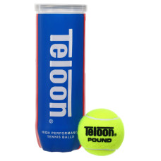 М'ячі для великого тенісу TELOON TOUR POUND T818-3 3шт салатовий