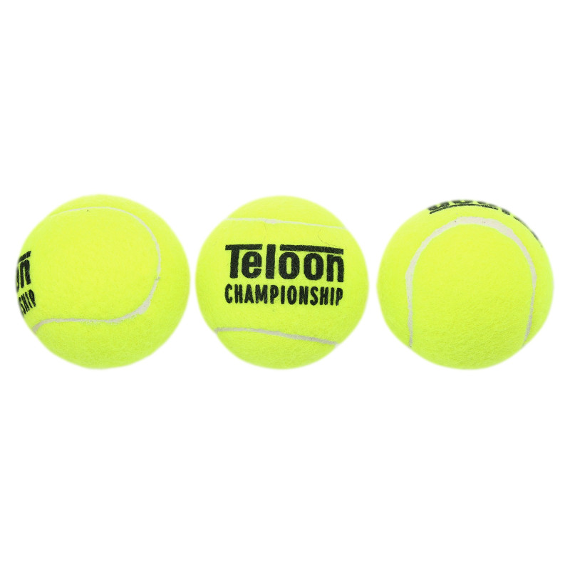 М'ячі для великого тенісу TELOON X-TOUR T878P3-T606P3 3шт салатовий