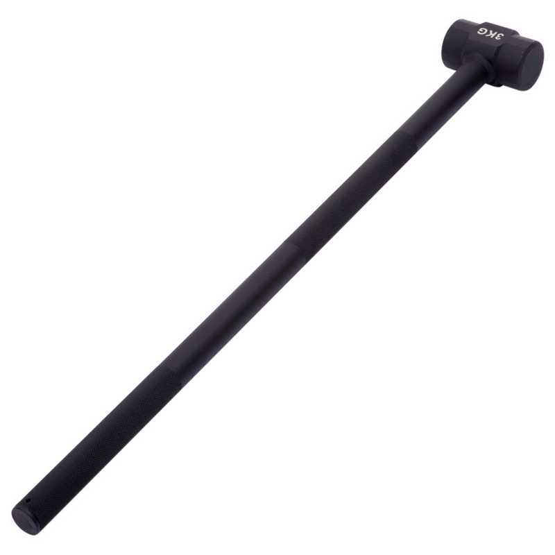 Кувалда сталевий молот для кросфіту GYM HAMMER Zelart TA-0924-3 3кг чорний