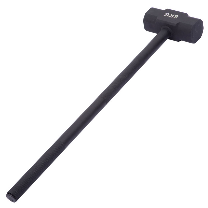 Кувалда сталевий молот для кросфіту GYM HAMMER Zelart TA-0924-8 8кг чорний