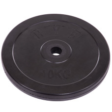 Млинці диски гумові SHUANG CAI SPORTS TA-1445-10S 30мм 10кг чорний