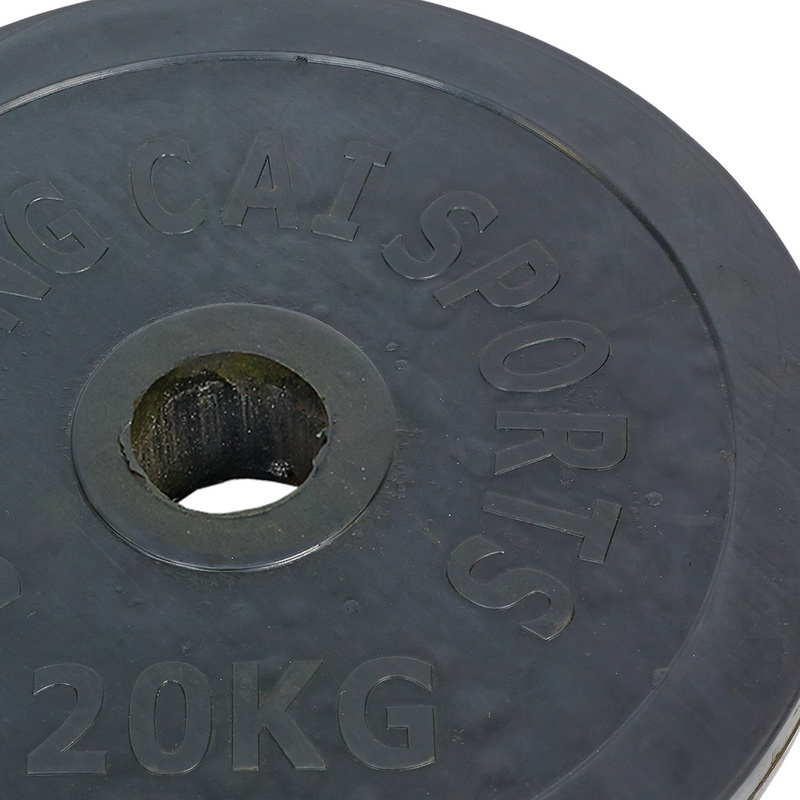 Млинці диски гумові SHUANG CAI SPORTS TA-1449-20B 52мм 20кг чорний