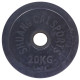 Млинці диски гумові SHUANG CAI SPORTS TA-1449-20B 52мм 20кг чорний