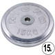 Млинці диски хромовані HIGHQ SPORT TA-1455-15S 30мм 15кг хром