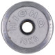 Бліни диски хромовані HIGHQ SPORT TA-1456-10B 52мм 10кг хром