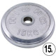 Бліни диски хромовані HIGHQ SPORT TA-1457-15B 52мм 15кг хром