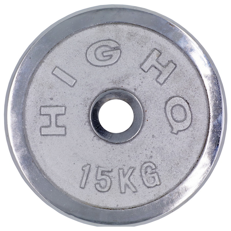 Бліни диски хромовані HIGHQ SPORT TA-1457-15B 52мм 15кг хром