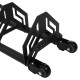 Стійка горизонтальна для бамперних млинців дисків пересувна Bumper Plate Rack Mdbuddy TA-1691 розмір-130x30x26см чорний