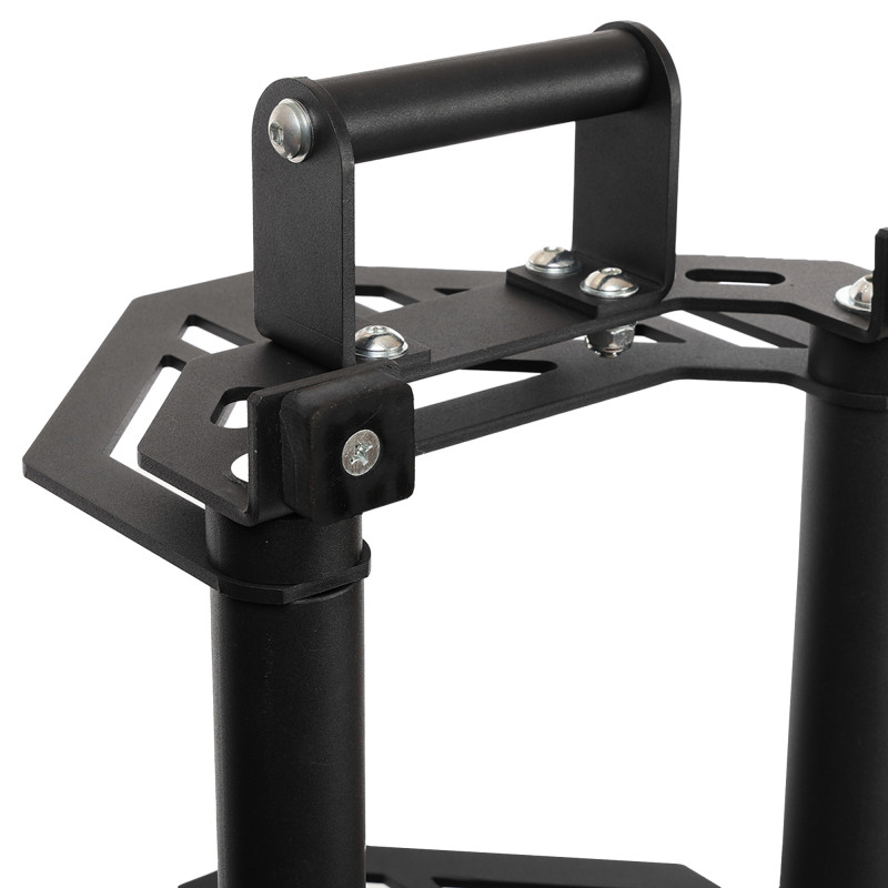 Стійка горизонтальна для бамперних млинців дисків пересувна Bumper Plate Rack Mdbuddy TA-1691 розмір-130x30x26см чорний