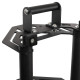 Стійка горизонтальна для бамперних млинців дисків пересувна Bumper Plate Rack Mdbuddy TA-1691 розмір-130x30x26см чорний