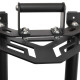 Стійка горизонтальна для бамперних млинців дисків пересувна Bumper Plate Rack Mdbuddy TA-1691 розмір-130x30x26см чорний