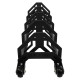 Стійка горизонтальна для бамперних млинців дисків пересувна Bumper Plate Rack Mdbuddy TA-1691 розмір-130x30x26см чорний