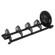 Стійка горизонтальна для бамперних млинців дисків пересувна Bumper Plate Rack Mdbuddy TA-1691 розмір-130x30x26см чорний