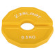 Блини диски змінні гумові Rubber Change Plates Zelart TA-1692-0_5 0,5 кг жовтий