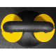 Блини диски змінні гумові Rubber Change Plates Zelart TA-1692-0_5 0,5 кг жовтий