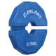 Блини диски змінні гумові Rubber Change Plates Zelart TA-1692-0_75 0,75 кг синій
