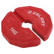 Блини диски змінні гумові Rubber Change Plates Zelart TA-1692-1 1кг червоний