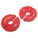 Блини диски змінні гумові Rubber Change Plates Zelart TA-1692-1 1кг червоний