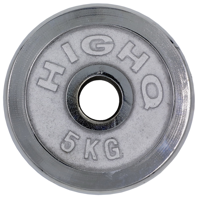 Бліни диски хромовані HIGHQ SPORT TA-1802-5B 52мм 5кг хром