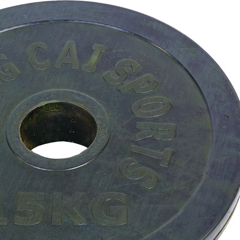 Млинці диски гумові SHUANG CAI SPORTS TA-1836-5B 52мм 5кг чорний