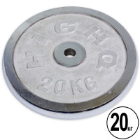 Млинці диски хромовані HIGHQ SPORT TA-2189-20S 30мм 20кг хром