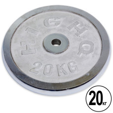Млинці диски хромовані HIGHQ SPORT TA-2189-20S 30мм 20кг хром