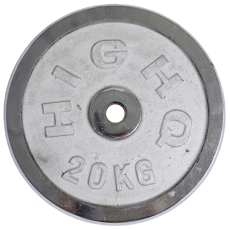 Млинці диски хромовані HIGHQ SPORT TA-2189-20S 30мм 20кг хром