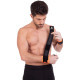 Бинти кистьові для жиму STRENGTH WRIST WRAPS Zelart TA-2256 2штуки чорний-помаранчевий