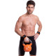 Бинти кистьові для жиму STRENGTH WRIST WRAPS Zelart TA-2256 2штуки чорний-помаранчевий