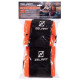 Бинти кистьові для жиму STRENGTH WRIST WRAPS Zelart TA-2256 2штуки чорний-помаранчевий