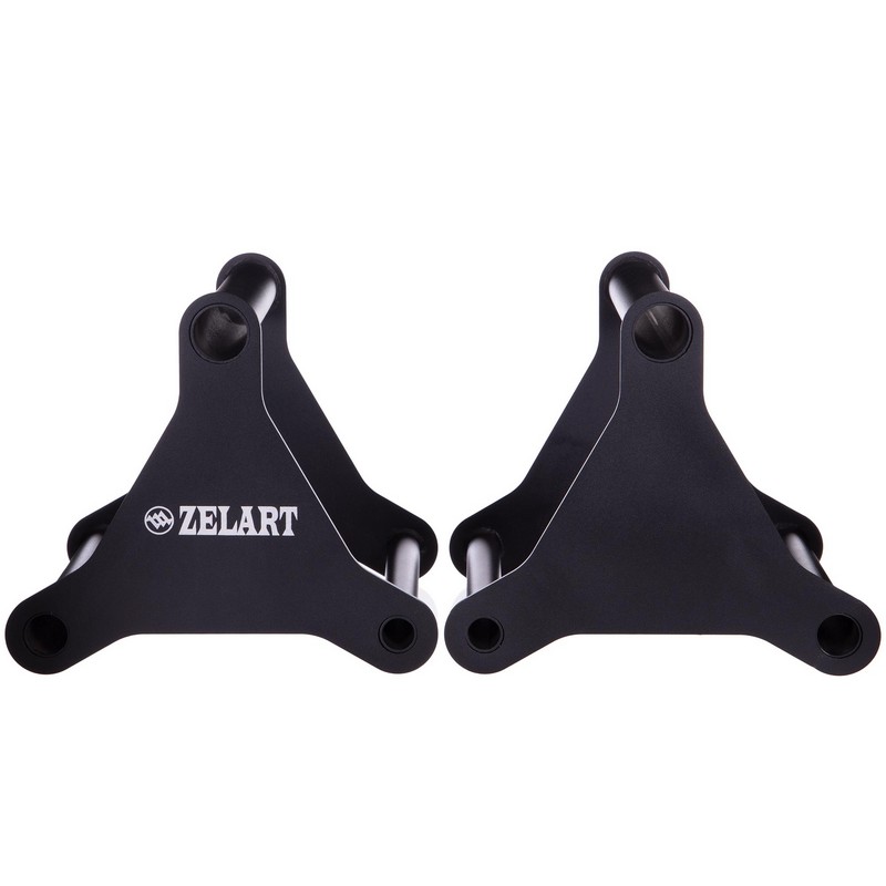 Бруси мобільні паралети упори для віджимань Zelart PUSH-UP BAR TA-2276 2шт 37х33х33см чорний