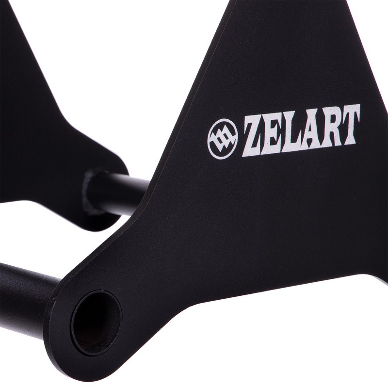 Бруси мобільні паралети упори для віджимань Zelart PUSH-UP BAR TA-2276 2шт 37х33х33см чорний