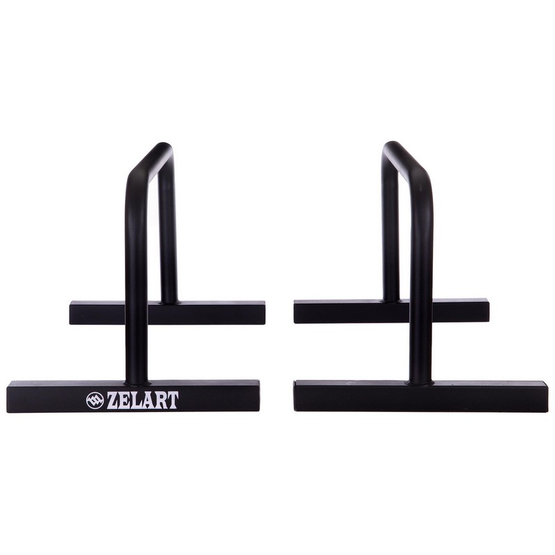 Бруси мобільні паралети упори для віджимань Zelart PUSH-UP BAR TA-2277 2шт 60х35х32см чорний