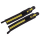 Бинти кистьові для жиму STRENGTH WRIST WRAPS Zelart TA-2645 2шт чорний-жовтий