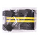 Бинти кистьові для жиму STRENGTH WRIST WRAPS Zelart TA-2645 2шт чорний-жовтий