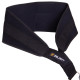Пояс атлетичний для обтяження текстильний з ланцюгом та карабіном Zelart Dipping Belt TA-2647 спинка-20см чорний